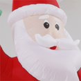 thumbnail image 4 of 8Ft Santa Gonflable avec Disco Clignotant LED Lumières, 4 of 6