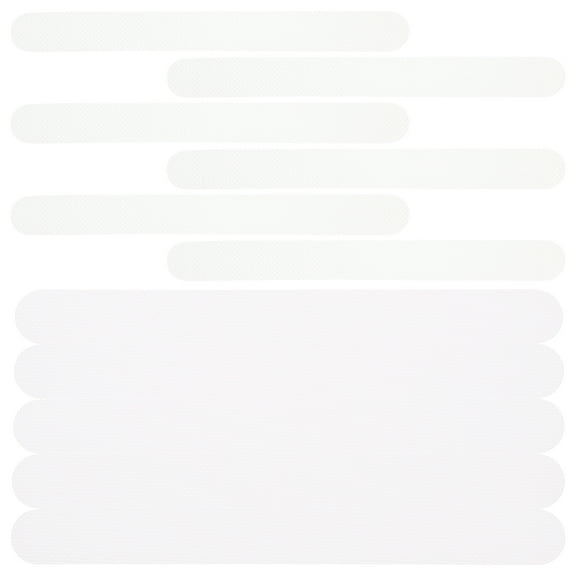 20 Pcs Spa Tub White Tape Anti-slip Strip Ground Stickers Floor Electric Bathtub Bathroom