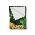 thumbnail image 2 of Tiger Soft Flannel Fleece Throw Blanket, Resting Feline in the Forest on a Large Rock Sublime Carnivore Beast Nature, Cozy Plush for Indoor and Outdoor Use, 70" x 90", Multicolor, by Ambesonne, 2 of 6