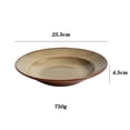thumbnail image 2 of 10 Inches Household Dinner Plate Ceramic Upscale Hotel Restaurant Commercial Salad Plate Serving Dishes, 2 of 5