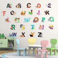 thumbnail image 4 of English alphabet ABC wall stickers, baby room stickers, animal wall stickers, baby children's room nursery living room wall decoration, 4 of 4