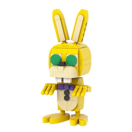 MOOXI Five Nights Bonnie Bobblehead Action Figures Building Blocks Toys,FNAF Classic Horror Game Building Set,Halloween Birthday Gifts for Boys and Girls(259pcs)