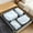 Blue-BU, variant on MMJ 4 Pack Travel Packing Cubes Nylon Luggage Organizer Bags Multi-Size Clothing Storage for Suitcase Travel