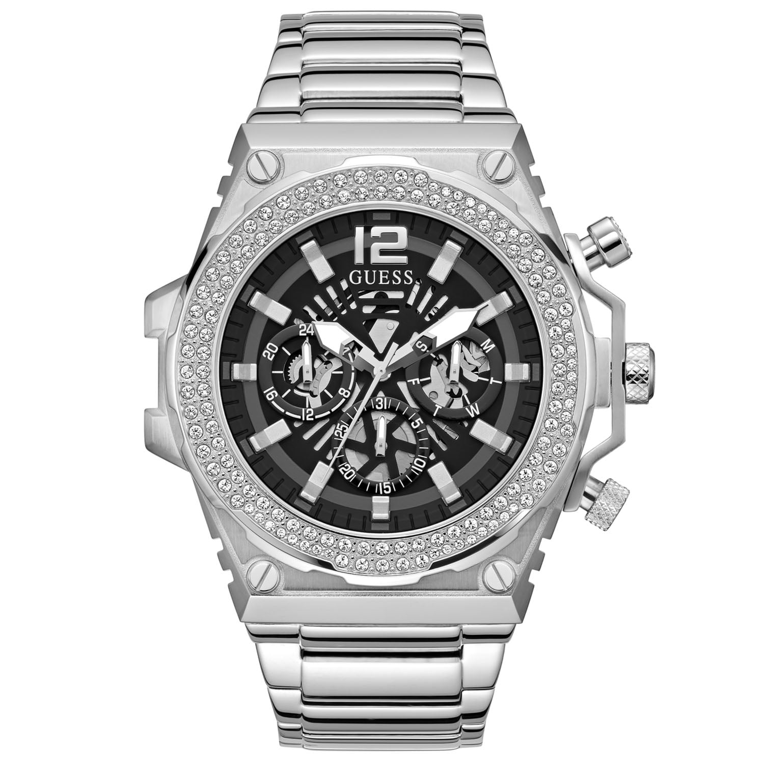 Guess Men's Sport Gunmetal Analog Watch W0377G5 - Walmart.com