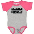 thumbnail image 3 of Inktastic Cincinnati Skyline Grunge Boys or Girls Baby Bodysuit, 3 of 5
