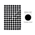 thumbnail image 2 of Uxcell 15mm Dia PVC Self Adhesive Screw Hole Cover Stickers Black 4 Sheet/384pcs, 2 of 5