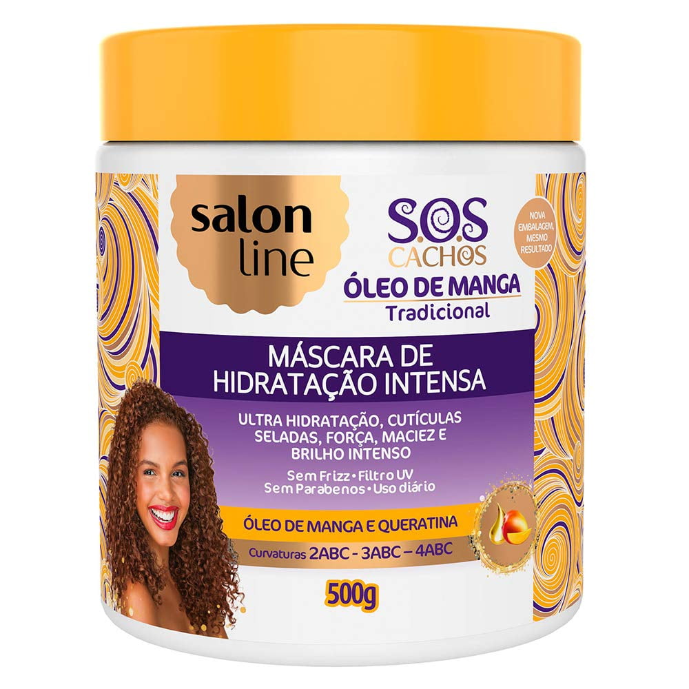 Linha Tratamento Sos Cachos Mascara De Hidratacao Intensa 500 Gr Treatment Sos Curls Collection Intensive Moisturizing Mask Net 17 63 Oz Walmart Com