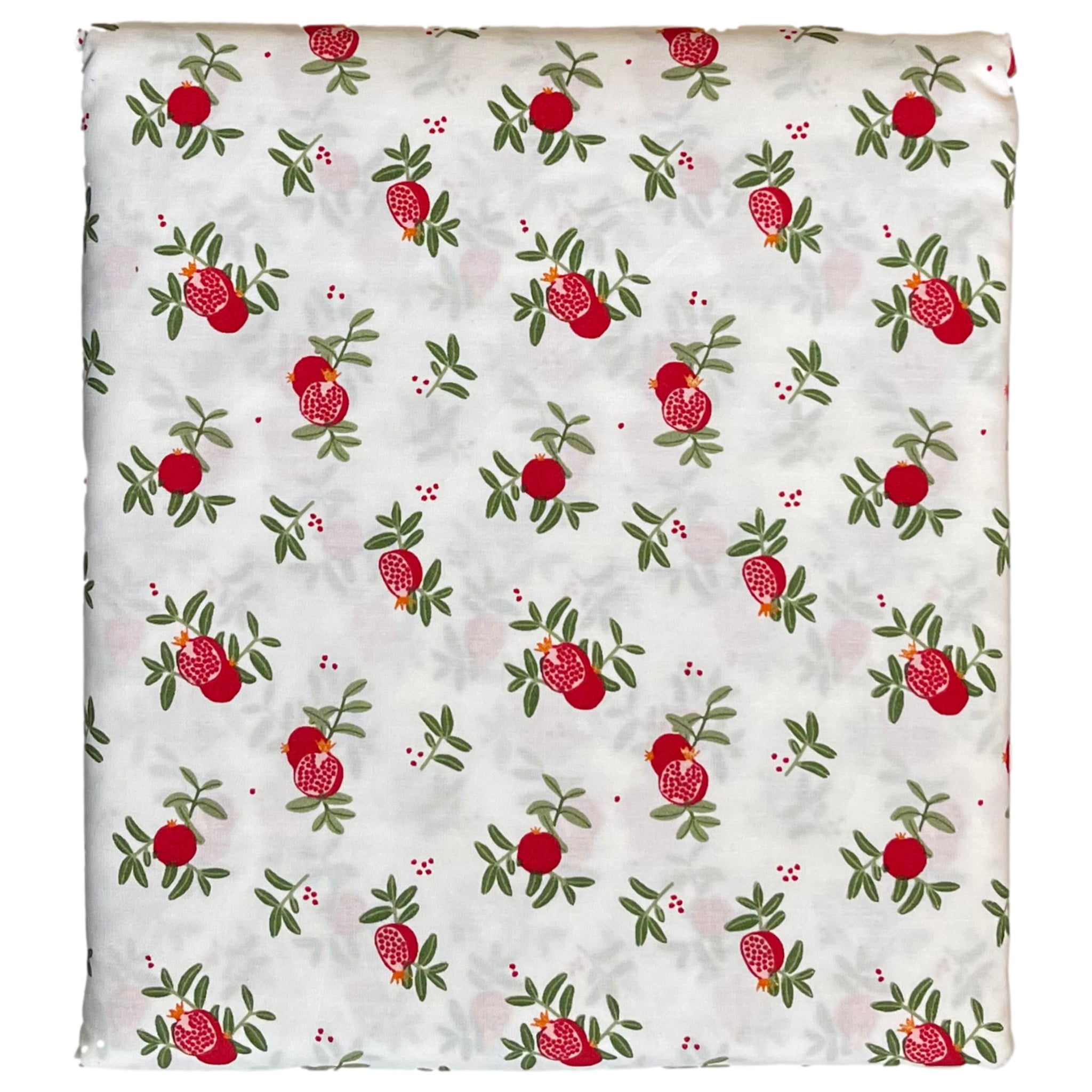 Big One Christmas Pomegranate Cotton Rich Sheet Set, 275 Thread Full