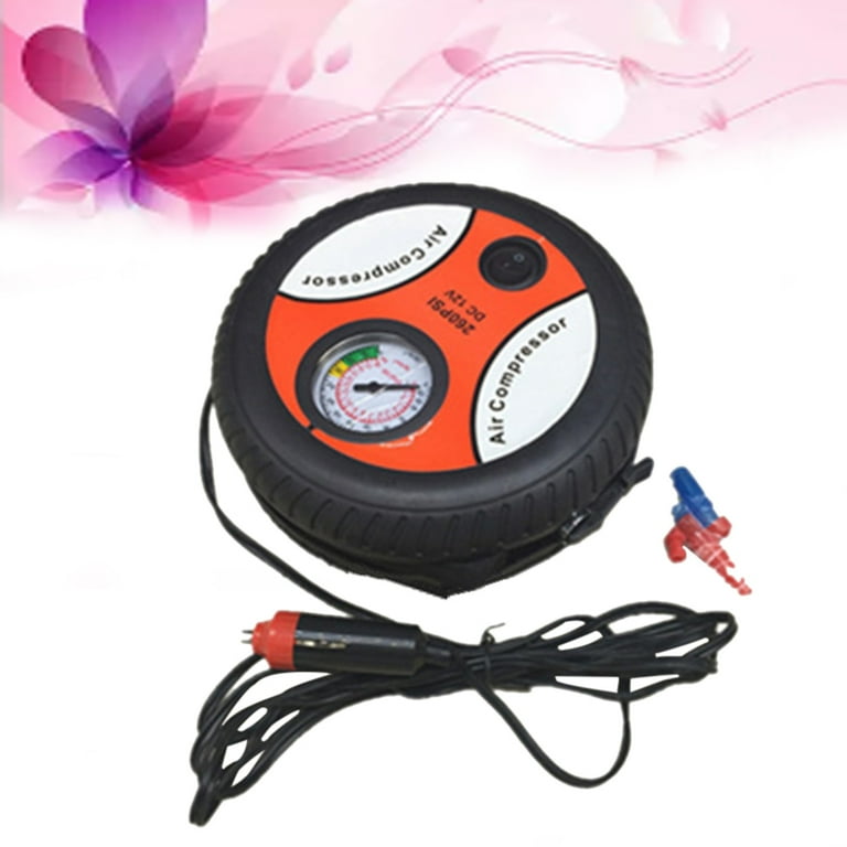 Portable Auto Air Compressor Pump, 12V 260PSI Digital Tire Inflator with  Gauge LED Light for Car Tires, Car, Truck, Bicycle, RV and Other  Inflatables