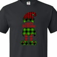 thumbnail image 4 of Inktastic Merry Christmas Elf in Red and Green Plaid T-Shirt, 4 of 5