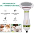 thumbnail image 2 of Secador de pelo para mascotas 2 en 1, cepillo para limpieza automática, peine de pelo liso de bajo ruido oso de fresa Electrónica, 2 of 5
