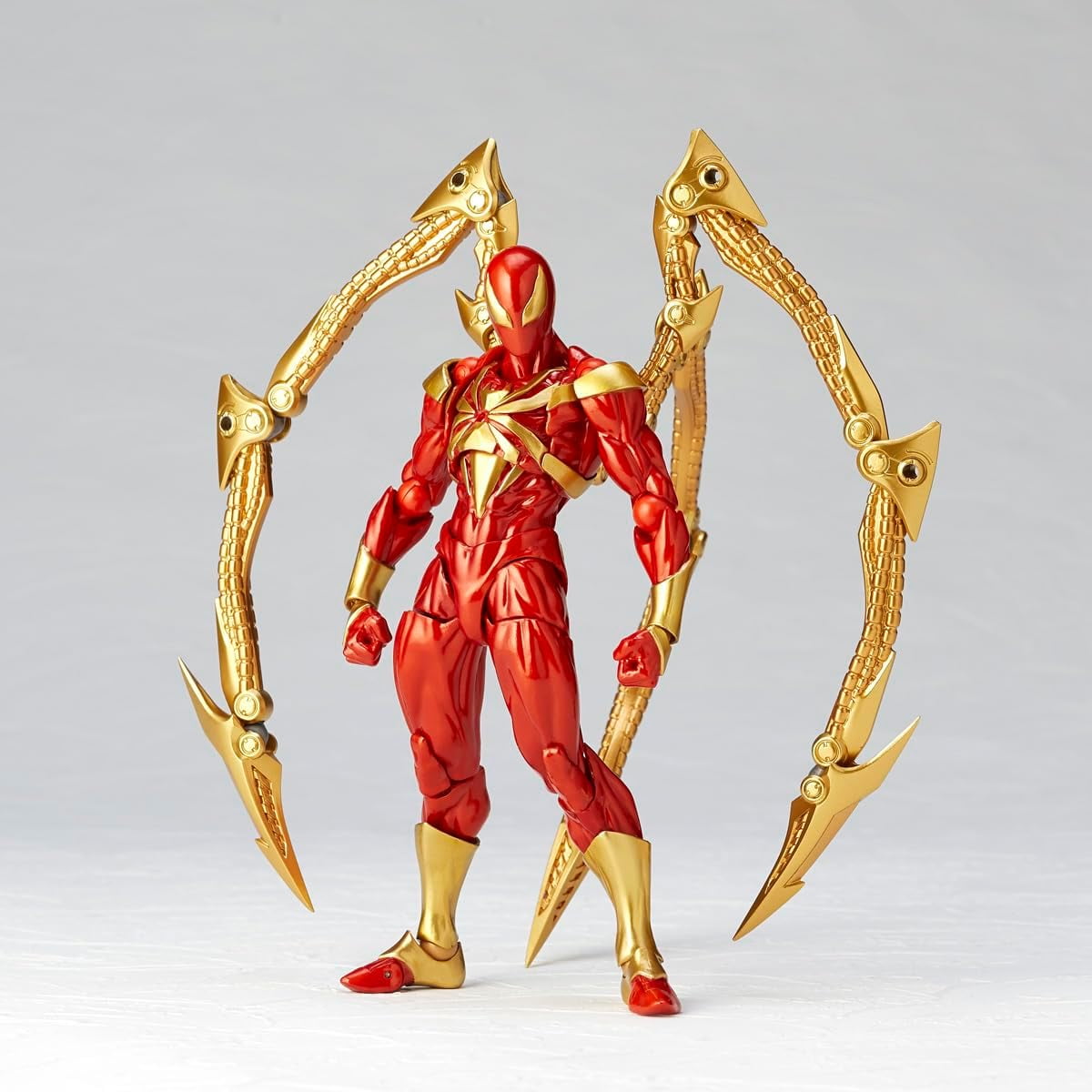 ZapZest Iron Spider Action Figures, 6.3" Spider Hero Man Figures Collectable Toys, Superhero Figure Movie Style Model Toys, Cool Room Decorations Birthday Gifts for Fans of All Ages