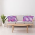 thumbnail image 4 of Ambesonne Abstract Throw Pillow Cover 4 Pack, Floral Dreamy Romantic, 20", Violet Pink Pale Blue, 4 of 6