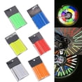thumbnail image 2 of Splihome 12 Pcs Bicycle Spoke Light Wheel Rim Spoke Clip Tube Mtb Bike Strip Reflective Silver, 2 of 6