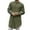 Green, variant on TBWNWG Men's Linen Long Sleeve Kaftan Thobe Traditional Robe Elegant Casual Gown Shirt,Sizes S