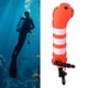 thumbnail image 5 of Boya marcadora de superficie de buceo Boya inflable de buceo Ligera Mini Fácil de inflar Naranja fluorescente, 5 of 9