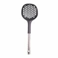 thumbnail image 4 of Juego de cucharas y espátulas de cocina de 7 piezas, espátula de nailon cuadrada - espátula de cocina de nailon cuadrada - nailon, negro, 34,5 cm, 4 of 5
