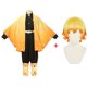 thumbnail image 1 of Anime Demon Slayers Kimetsu no Yaiba Agatsuma Zenitsu disfraz de Cosplay para mujer, uniforme de Kimono, ropa de fiesta de Navidad y Halloween, 1 of 4