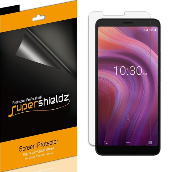 [6-Pack] Supershieldz for Alcatel 3V (2019) 6.7 inch Screen Protector, Anti-Bubble High Definition (HD) Clear Shield