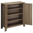 thumbnail image 3 of Marisa 4-shelf Engineered Wood Shoe Cabinet Dark Taupe, 3 of 5