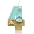 thumbnail image 1 of Goleeg Birthday Candles Number 4 Candle,Handmade Shell Candle Cake Topper, Beach Theme Finding Birthday Party Favors Decorations, 1 of 6
