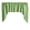 Green, variant on Swag Valance Cotton Chevron Zig Zag Print 58" Wide / 36" Tall