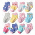 thumbnail image 2 of HCNTES Children's Socks Set for Boys Girls Daily School Activities Socks Fashion Cute Cartoon Spring Summer Socks for Kids(L01-F,5-7 Years), 2 of 4