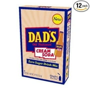 "Dads Old Fashion Cream Soda Singles To Go Drink Mix, 0.47 OZ, 6 CT (12)"