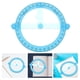 thumbnail image 4 of 5 transportadores circulares móviles para escuela y oficina, regla de dibujo multifuncional con brazo oscilante, transportador azul de 360 grados para dibujo técnico, 4 of 8