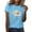 Sky Blue, variant on Cilsoka Loose Shirts for Women Dressy Casual Graphic Tops for Women Y2K Plus Size Graphic Tees for Women 4X-5X Dressy Blouses for Women Elegant Plus Size My Orders Placed