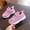 Pink, variant on VOUZZA Kids Lightweight Mesh Sneakers Breathable Net Panel Hook and Loop Strap Anti- Athletic Running Walking Shoes for Boys Girls