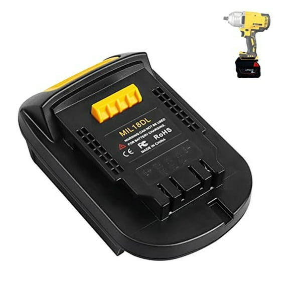 Milwaukee M18 to 20V Battery Adapter for Cordless Tool Compatibility