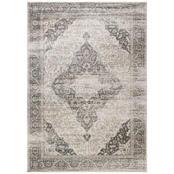 Safavieh Atlas Lisjana Vintage Oriental Viscose Rug 5'3" x 7'7" 5' x 8' Indoor Living Room,Bedroom,Dining Room