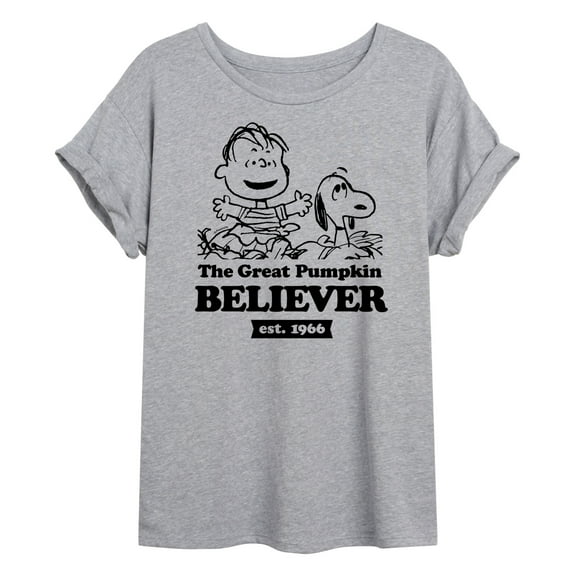 Peanuts - The Great Pumpkin Believer - Women's Oversized T-Shirt