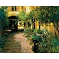 thumbnail image 2 of Craig, Philip 18x15 White Modern Wood Framed Museum Art Print Titled - Courtyard - Alsace, 2 of 4