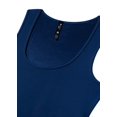 thumbnail image 4 of Navy | Womens Long Line Bra, 4 of 5