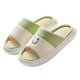 thumbnail image 5 of Zapatillas de casa con punta abierta, parte inferior de esponja suave, EVA, evitan resbalones, zapatillas de interior para todas las estaciones, verde claro 38‑39 (se recomienda 37‑38), 5 of 13
