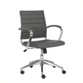 thumbnail image 1 of Eurostyle Axel Chaise Basse de Bureau avec des Bras en Gris, 1 of 4