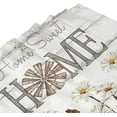 thumbnail image 5 of mvhsuoem Home Sweet Home Floral Shower Curtain, 72" x 72" Waterproof, 5 of 6