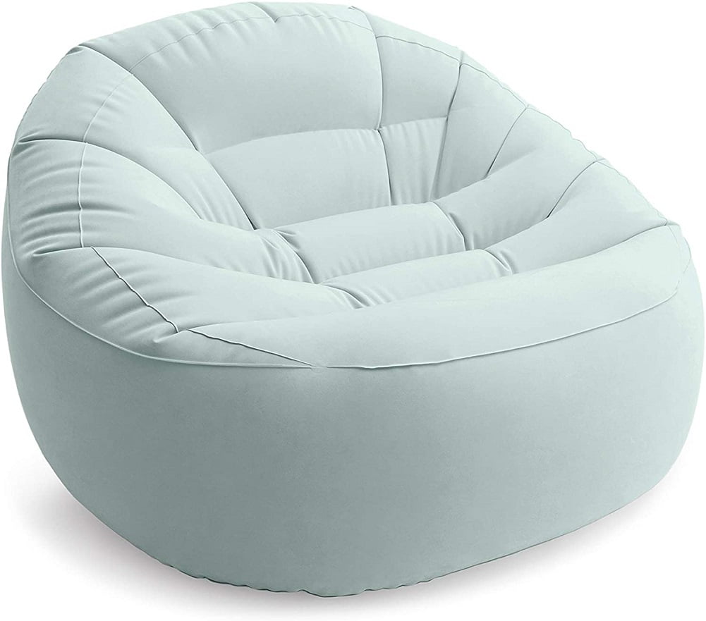 Intex Beanless Bag Inflatable Chair, 44" X 41" X 29" Mint Blue ...