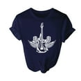 thumbnail image 1 of Pompotops T-shirt à Manches Courtes Imprimé Mode pour Femmes Blouse Décontractée Ample en Solde, 1 of 7