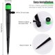 thumbnail image 2 of BRILLAR Emisores de goteo ajustables de 360 ​​grados - 100 unidades, para tubo de riego de 1/4 (4-6 mm), 2 of 5