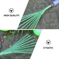 thumbnail image 6 of LEORX 2Pcs Heavy Duty Hand Soil Rake with Iron Material and Ergonomic Grip for Garden Work, 6 of 7