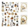 thumbnail image 3 of 4Packs Clear Stickers for Scrapbooking Journaling Vintage Junk Journal Supplies Transparent Sulfuric Acid Paper Self Adhesive Planner Crafts Decals Kit Christmas Steampunk Floral Plants Decoration, 3 of 22