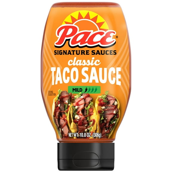 Pace Classic Taco Signature Sauce, 10.8 oz Bottle,2 pack.
