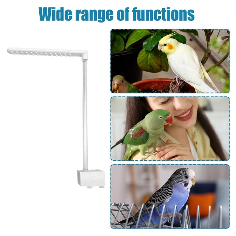 Budgie Cage LMTODLFG Automatic Parakeet Bird Bath, Large Bird Shower ...