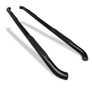 BA 3" Side Steps Fit 2020-2024 Jeep Gladiator JT Pickup Truck 3" Tube Side Bars Nerf Bars Running Boards Off Road Exterior Accessories Black 2pcs