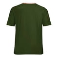 thumbnail image 4 of KIHOUT Summer Mens T-Shirts, Men's Fashion Muscular Men Print Fashion Fitness Round Neck Short Sleeve T-Shirt Army Green L, 4 of 5