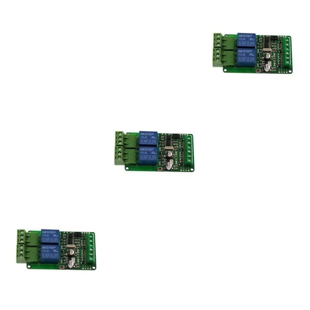 Monstrate Universal DC 5V-12V Módulo de relé de control de potencia Electrodomésticos RS485 Entrada Salida Interruptor Accesorio Reemplazo de piezas 2 Type1 NO1