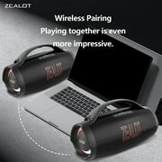 ZEALOT S98 160W Wireless speaker, Waterproof grade IPX5, Bual docking, DSP technology, Fast charging, Ultra-long battery life,for Pool, Beach, Outdoor, Halloween, Gifts